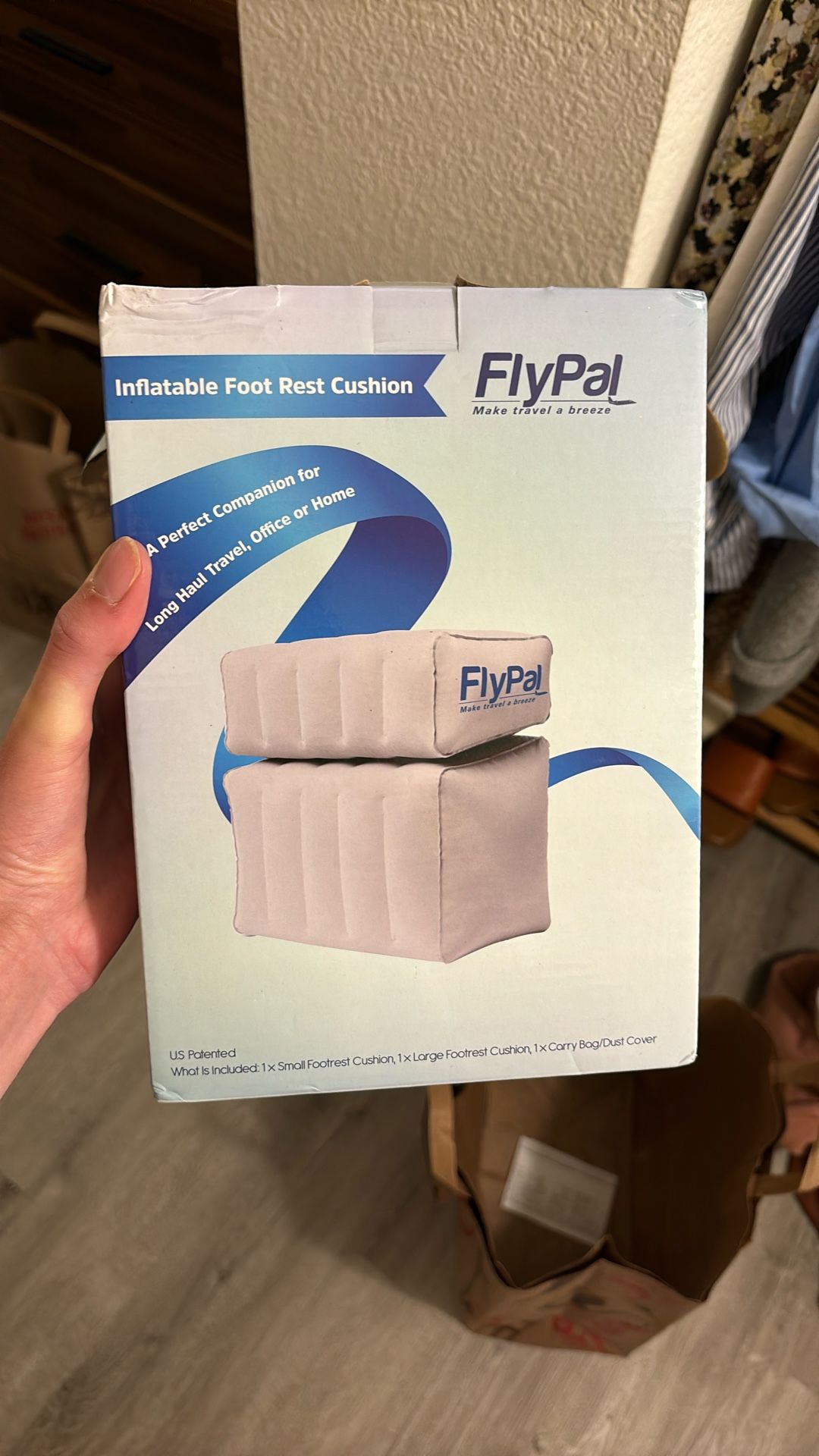 Fly Pal Inflatable Foot Rest - Travel