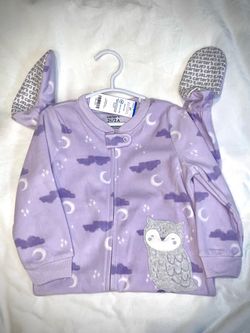 New 2T carters onesie pajama owl