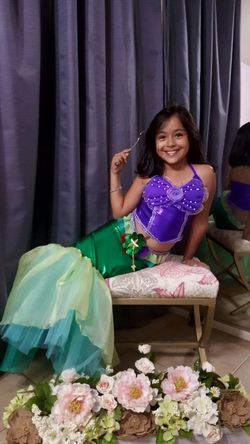 Ariel mermaid sirenita costume