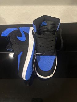 Nike Air Jordan 1 High Royal Blue Black size 5.5y