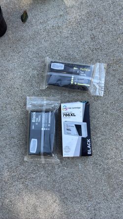 Epson 786XL Ink Cartridges Black and Yellow