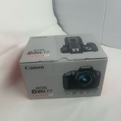 Canon EOS Rebel T7 EF-S 18-55mm IS II Kit 24.1MP DSLR Camera Wi-Fi 1080p HD Movie Model T7