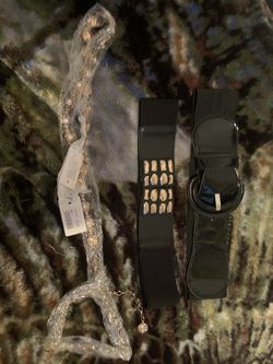 Woman belts all new