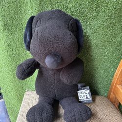 Kaws 'Snoopy' (black) Large Plush Figure (w/Uniqlo), 2017