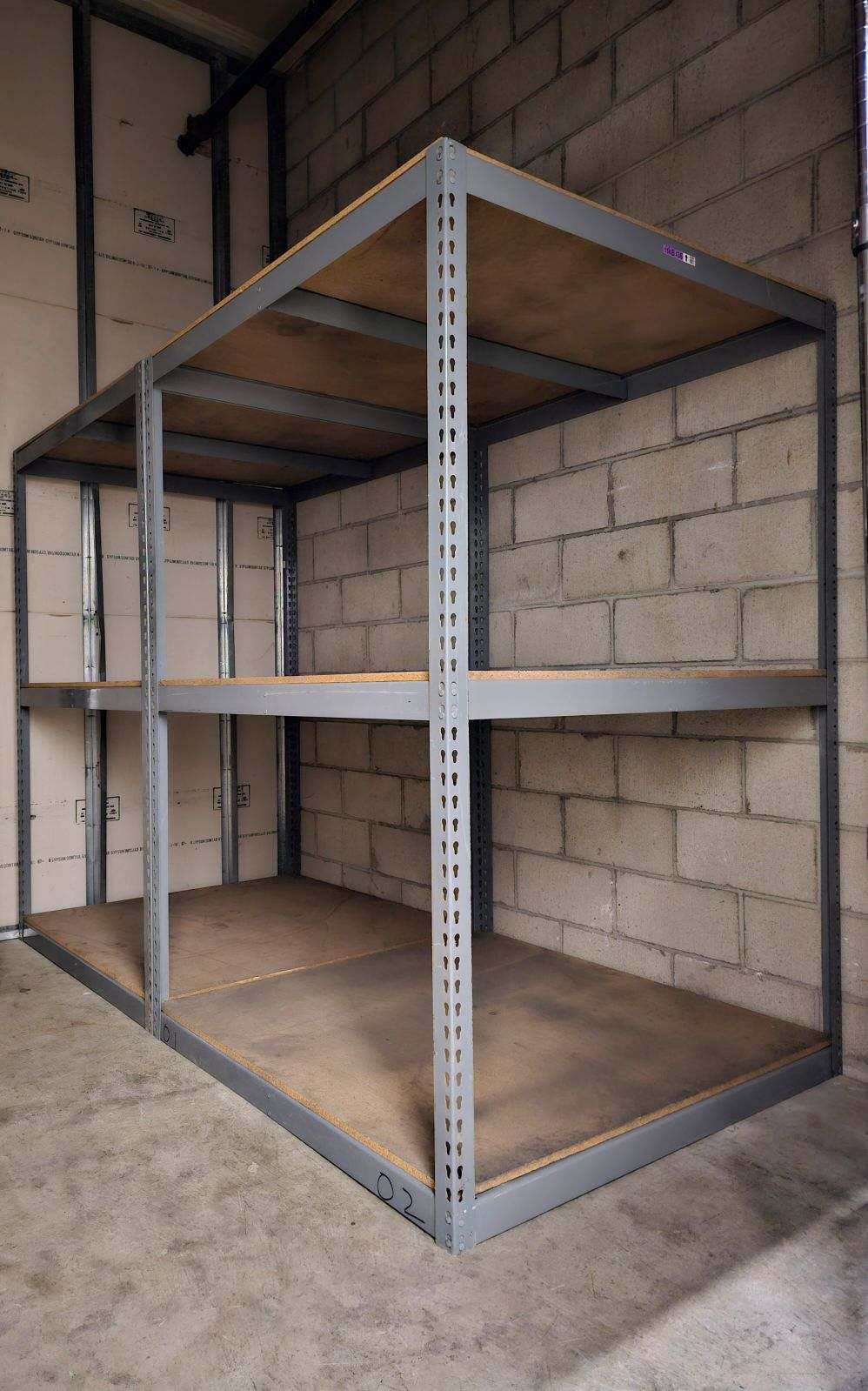 Industrial 3 Tier Racks 48 in W x 48 in D Used Heavy Duty Storage Shelving Stronger Than Homedepot Lowes And Costco Delivery Available