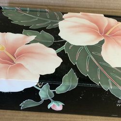 Vintage hibiscus individual bowl 6” set of four flower Bowling 