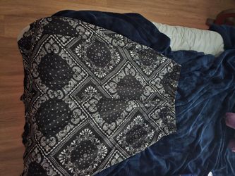 Black and white skirt