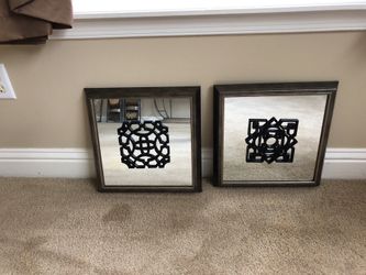 Wall Art - mirror with design - 2