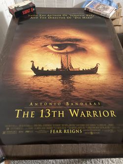 THE 13TH WARRIOR Movie POSTER 27x40 Antonio Banderas Vladimir Kulich Clive