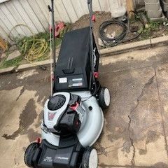 22 in. 140 cc Briggs & Stratton Walk Behind Gas Self-Propelled Lawn Mower with Front Wheel Drive and Bagger