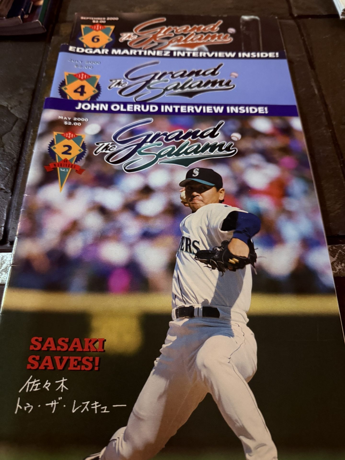 2000 Seattle mariners the grand salami 2,4,6