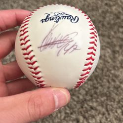Ivan Nova Signed Yankees Baseball
