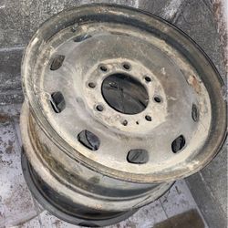 2006 Dodge Ram 8 Lug Steel Rim Wheel