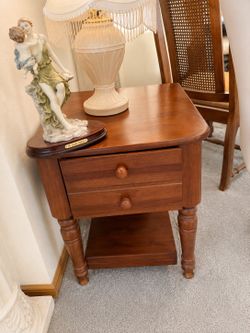 Side table real wood