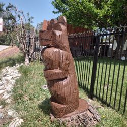 Wood Carved Bears