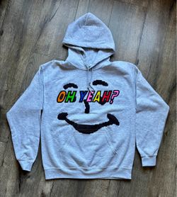 CPFM Cactus Plant Flea Market Steve Lacy Oh Yeah? Hoodie Mens Size XL, Medium, Large