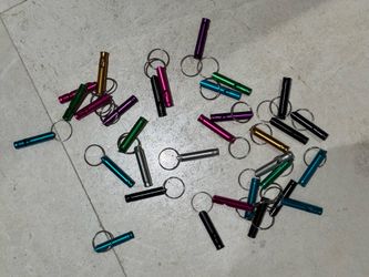 Mixed bag of emergency, rape whistles