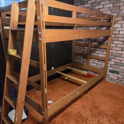 Twin over twin bunk bed