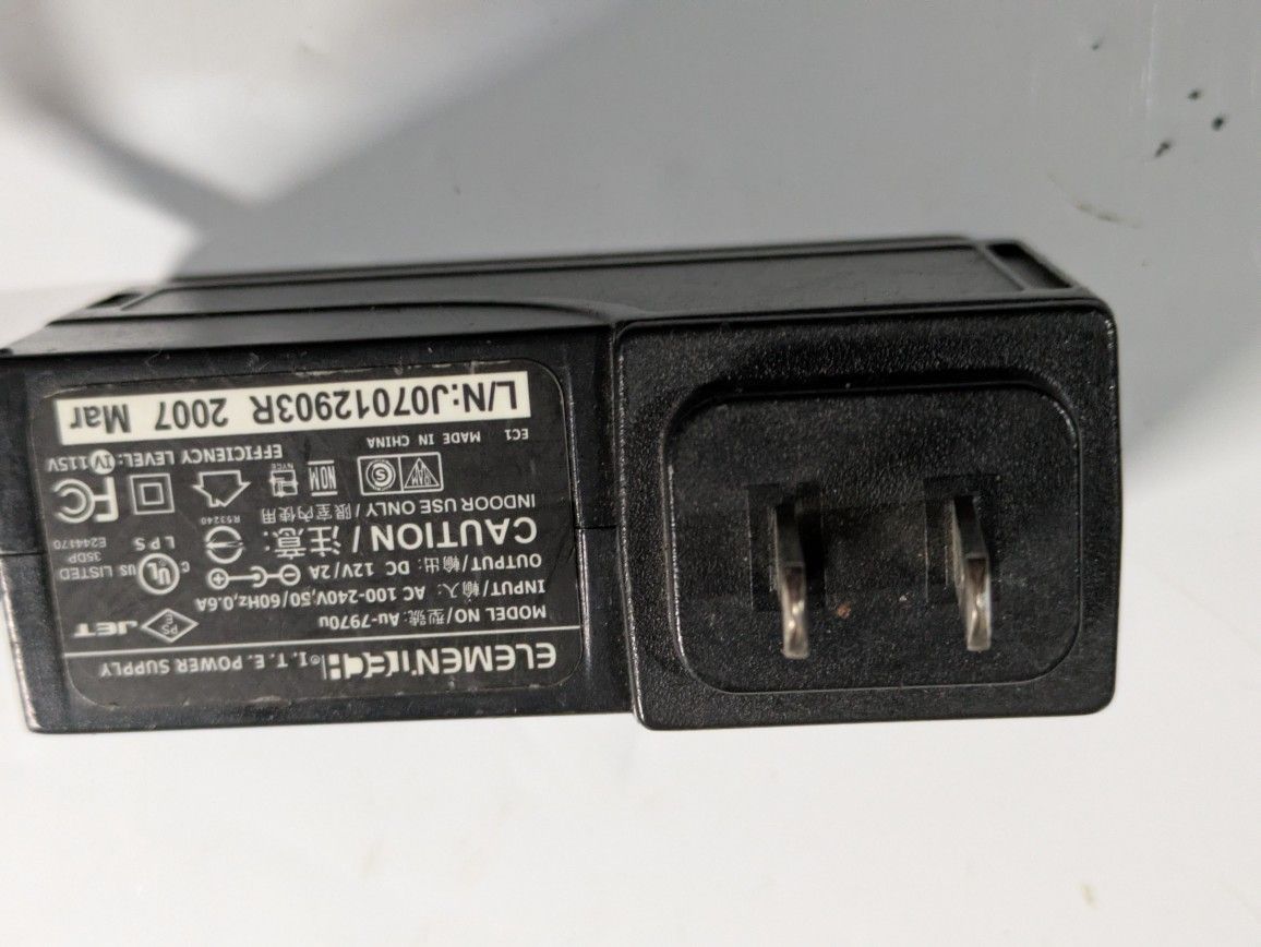 Elementech Power Supply
Adapter AU-7970υ 12bdc 2.A, Like New for Appliances, 