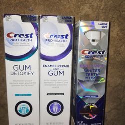 High end crest toothpaste