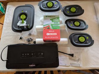 Anova Vacuum Sealer with Containers and Rolls