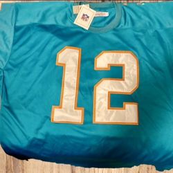 VTG Mitchell & Ness NFL Miami Dolphins 1967 Bob Griese # 12 Jersey Throwbacks Size 60 New with Tags
