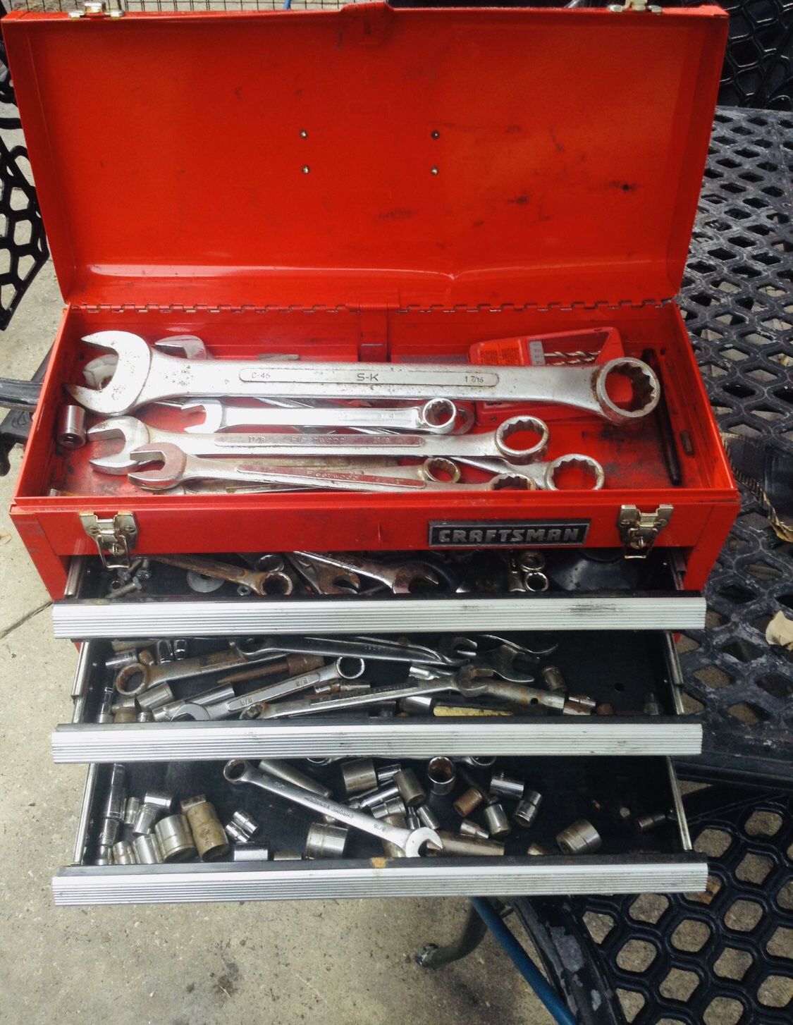 Tool box with everything and tool In good condition