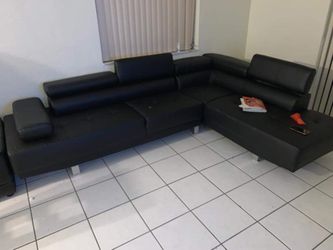 Black sectional