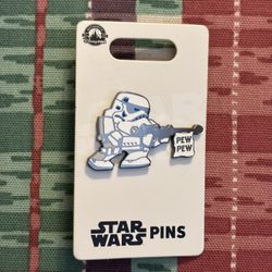 Disney Star Wars Stormtrooper Pew Pew Pin
