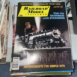 Railroad Model Craftsman Magazine 1990 August Trailer train cars Improvements