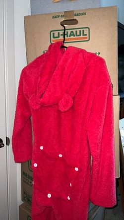 Red bear onsie