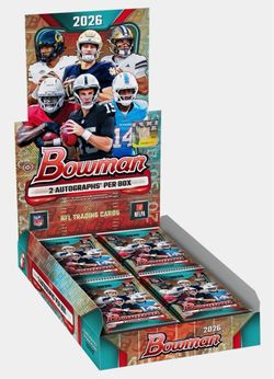 2026 bowman hobby NFL Sports trading cards New Sealed