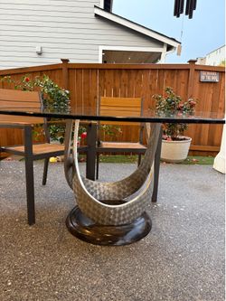Glass dinning table only