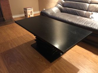 Black Wooden Table