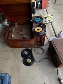 Vintage record prayer with