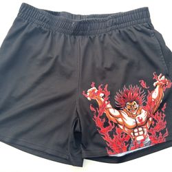 Baki the Grappler Gym Shorts  - Size M