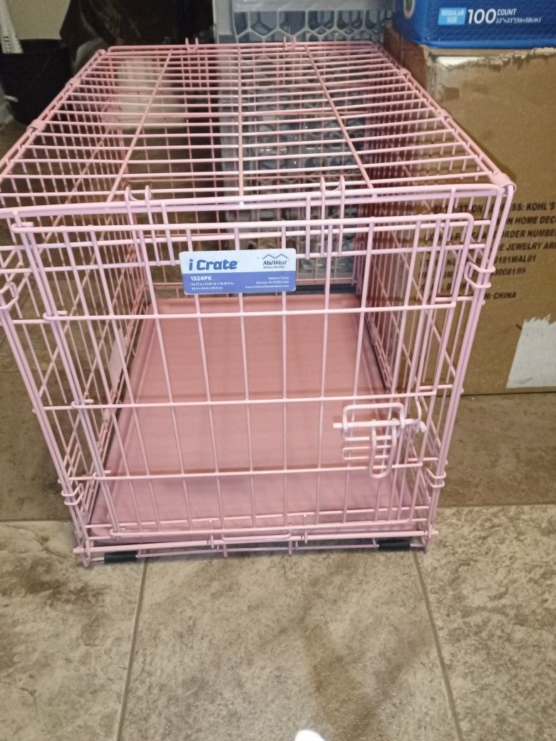 Small/medium Dog Cage And Puppy Pads
