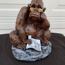 The Newspaper Reading Monkey