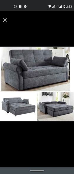 Queen Convertible Sofa. New