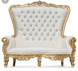 Gold king chair