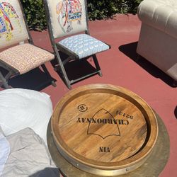 Wine Barrel lazy susan