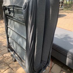 Folding Bed  w/ Memory Foam Mattresses