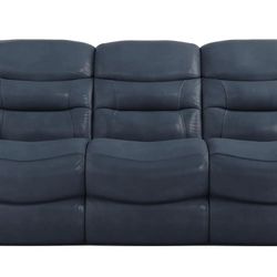 Electric Real Leather Recliner 