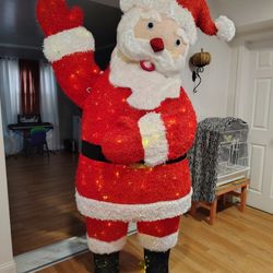 Santa  With Lights