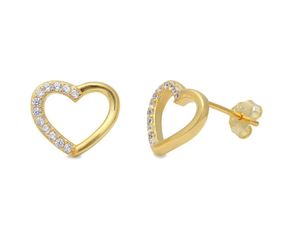 Gold Plated Heart Earrings ❤
