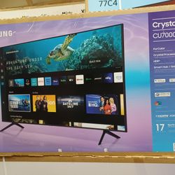 Best Deals.  50" Screen Led Smart 4k By Samsung Crystal Ultra HDTV 