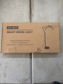Half Moon LED Lash Light — HD-M2X Floor Lamp for Eyelash, Makeup & Tattoo, New in Box