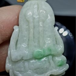 Burmese Jadeite Jade TypeA Pendant Lucky Cabbage.