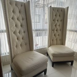 Extra Long Back Chairs