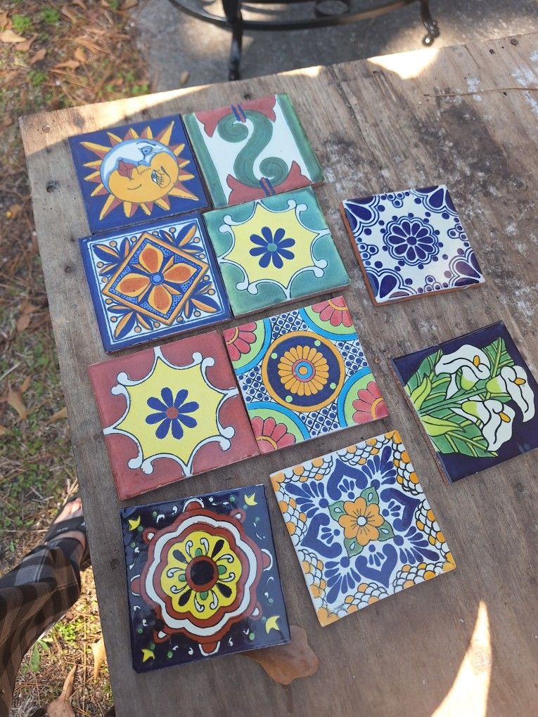Mexican Talavera tiles,